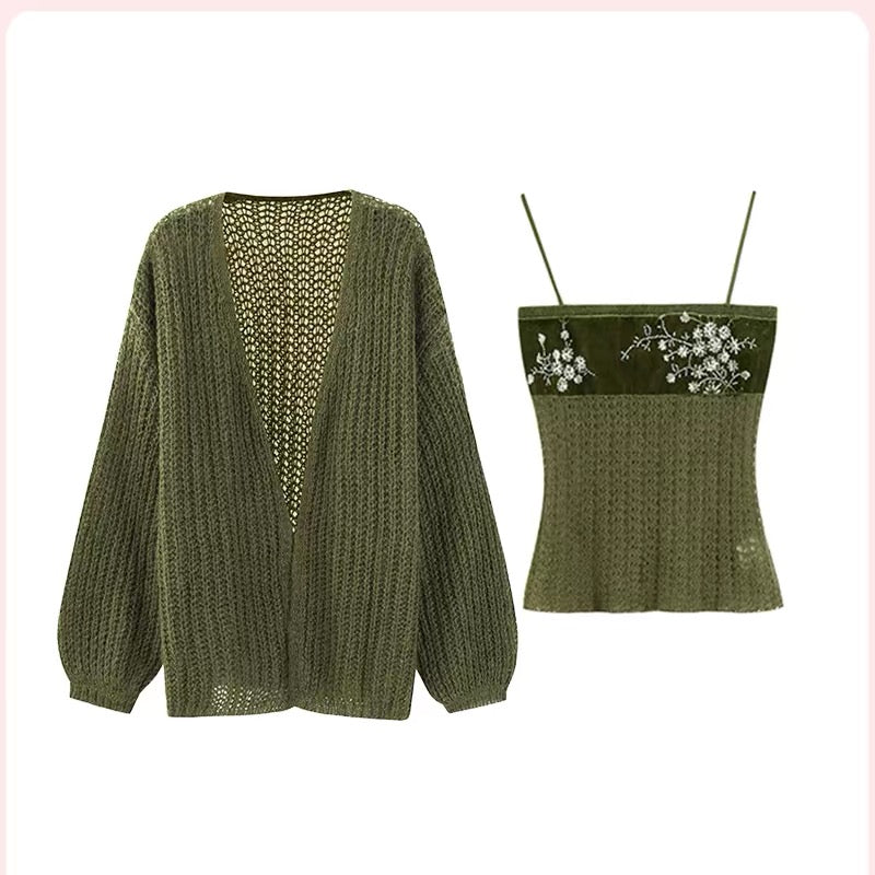 Shinny Oliv Set