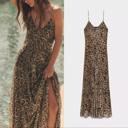 Kleid mit Animalprint