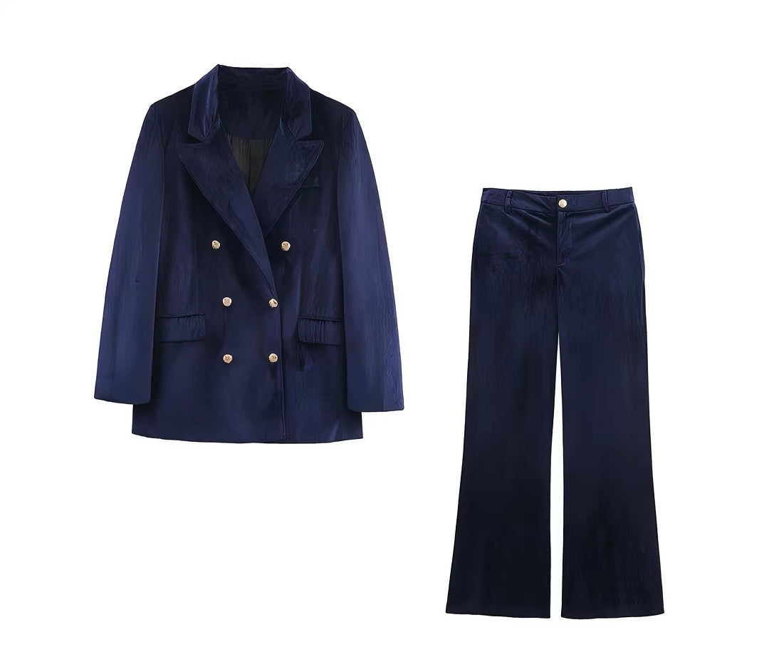 Satin Blazer set