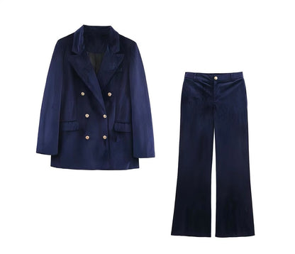 Satin Blazer set