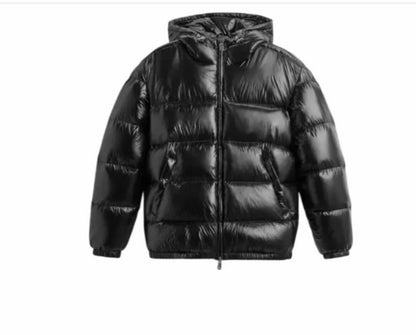Virale Shiny Puffer Jacke