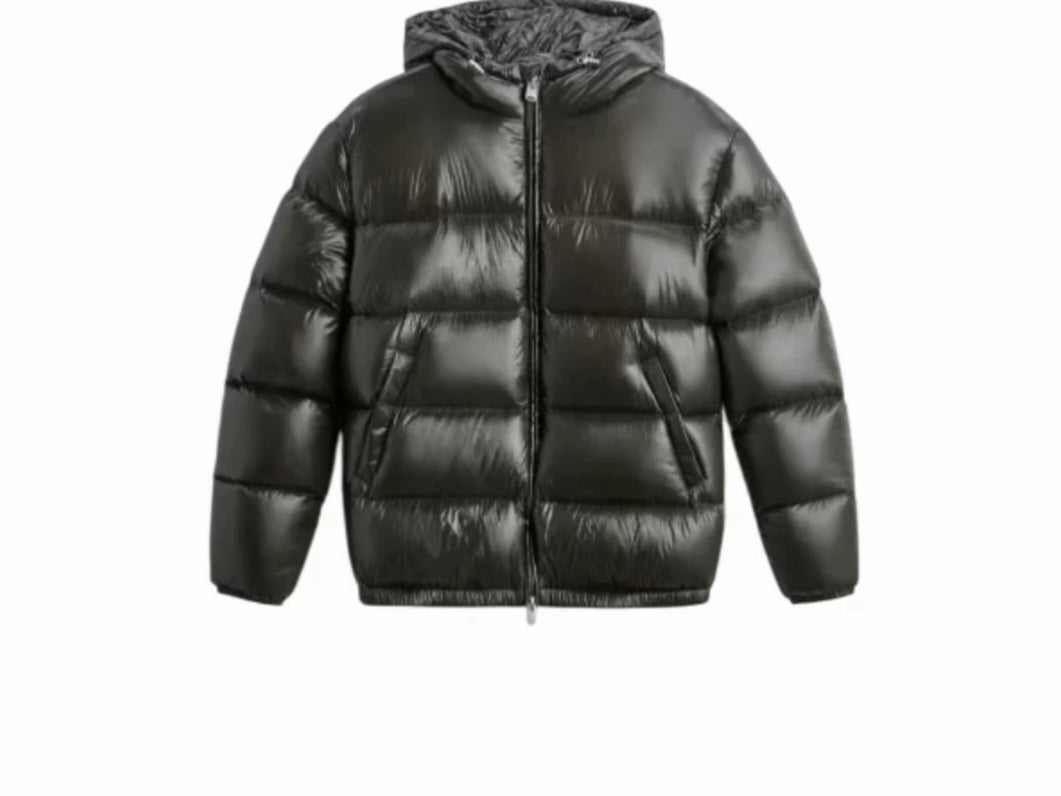 Virale Shiny Puffer Jacke