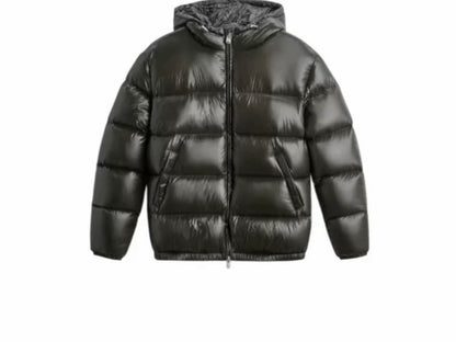 Virale Shiny Puffer Jacke