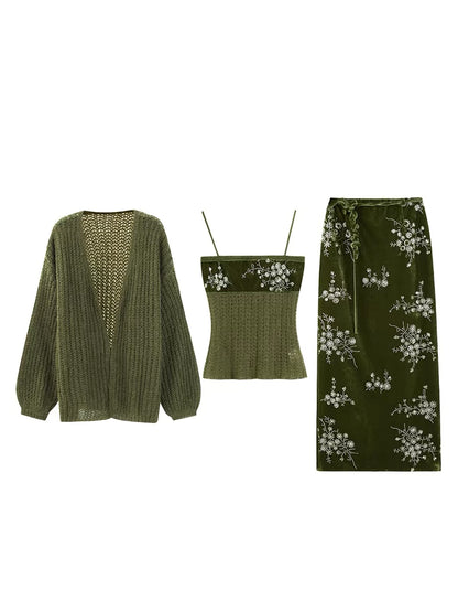 Shinny Oliv Set