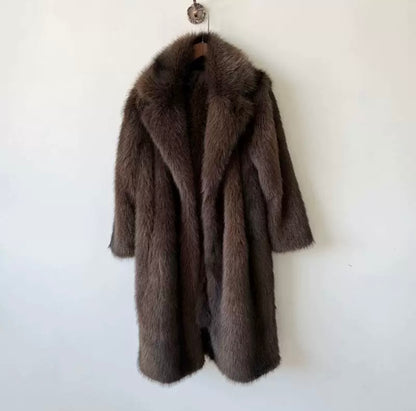 Pelz-Mantel