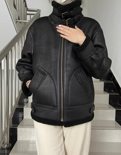 Jacke mit Teddyfutter