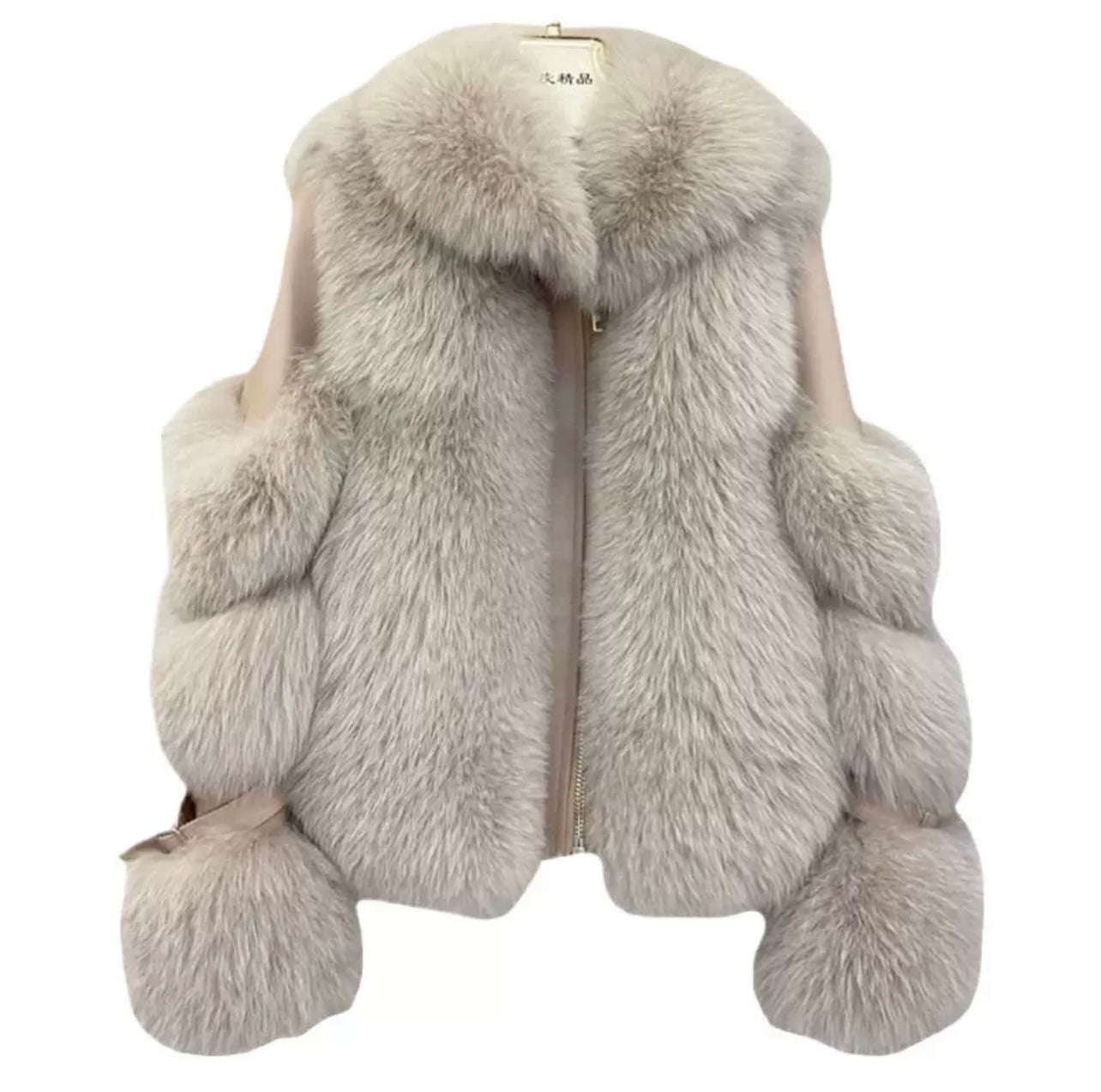 Lederjacke mit Pelz