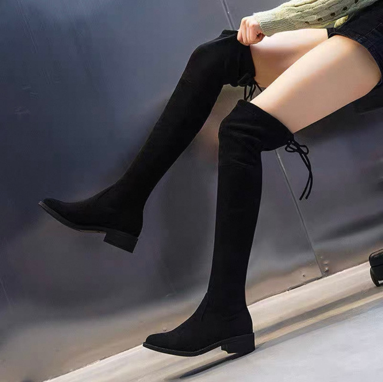Overknee-Stiefel