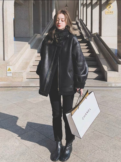 Jacke mit Teddyfutter