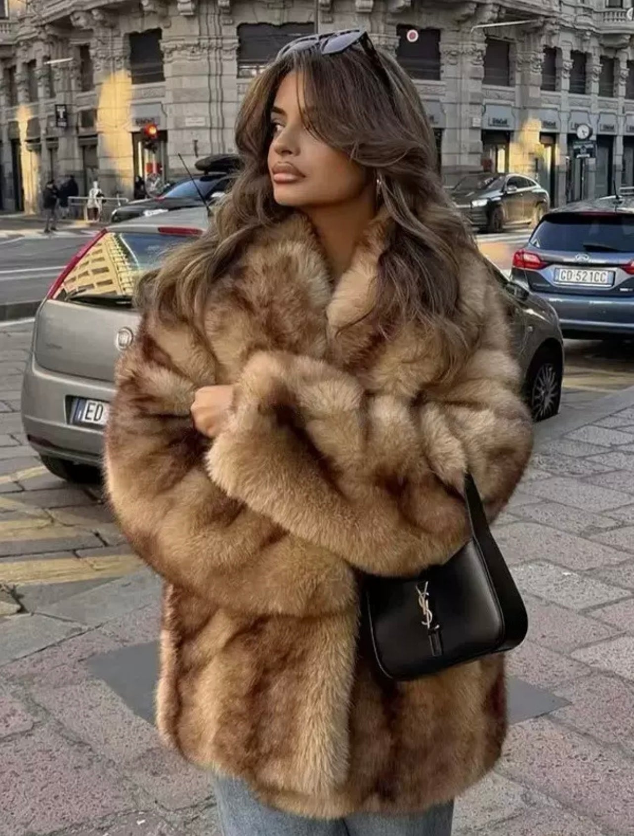 Pelz-Jacke