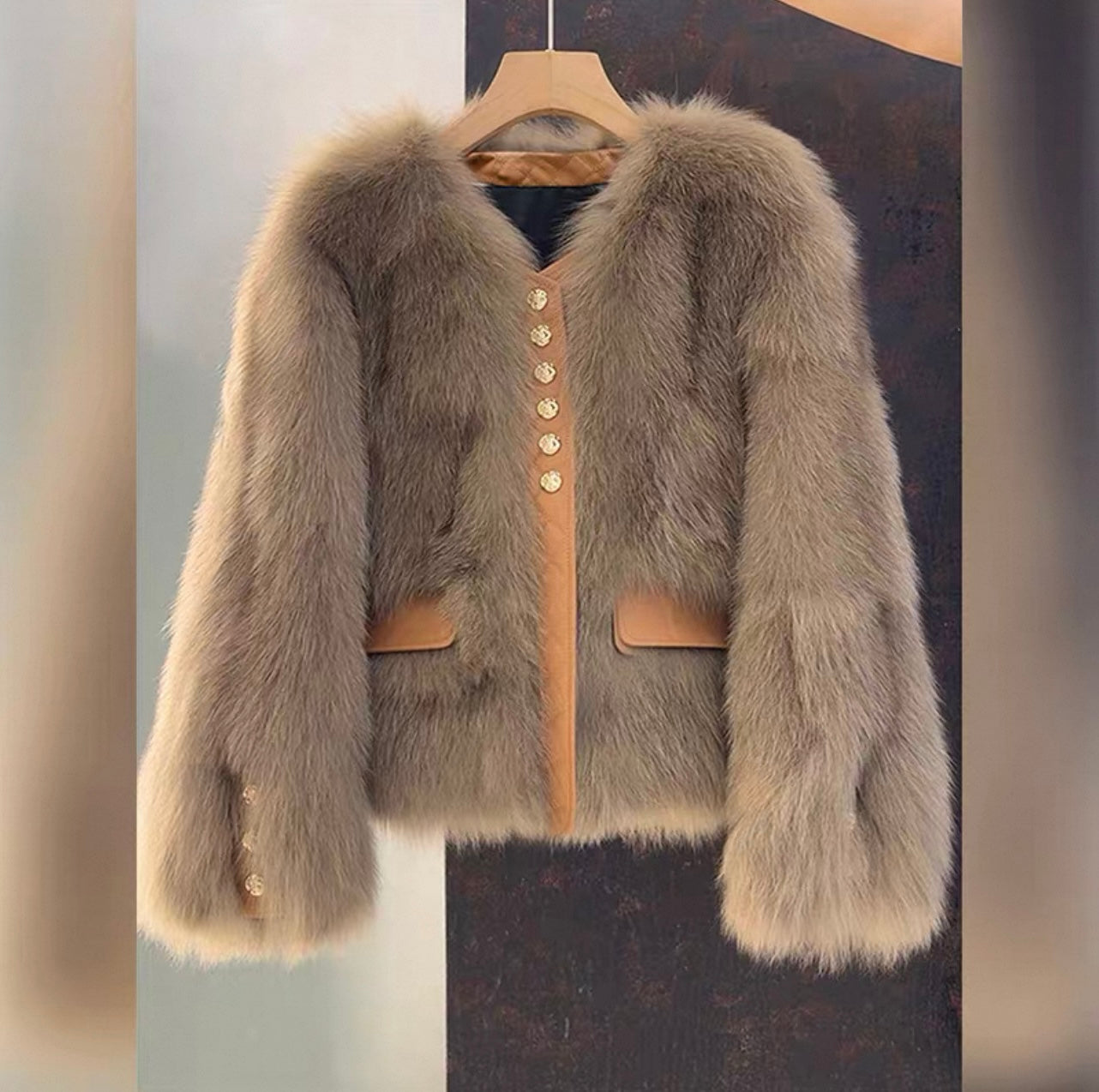 Elegante Fell-Jacke