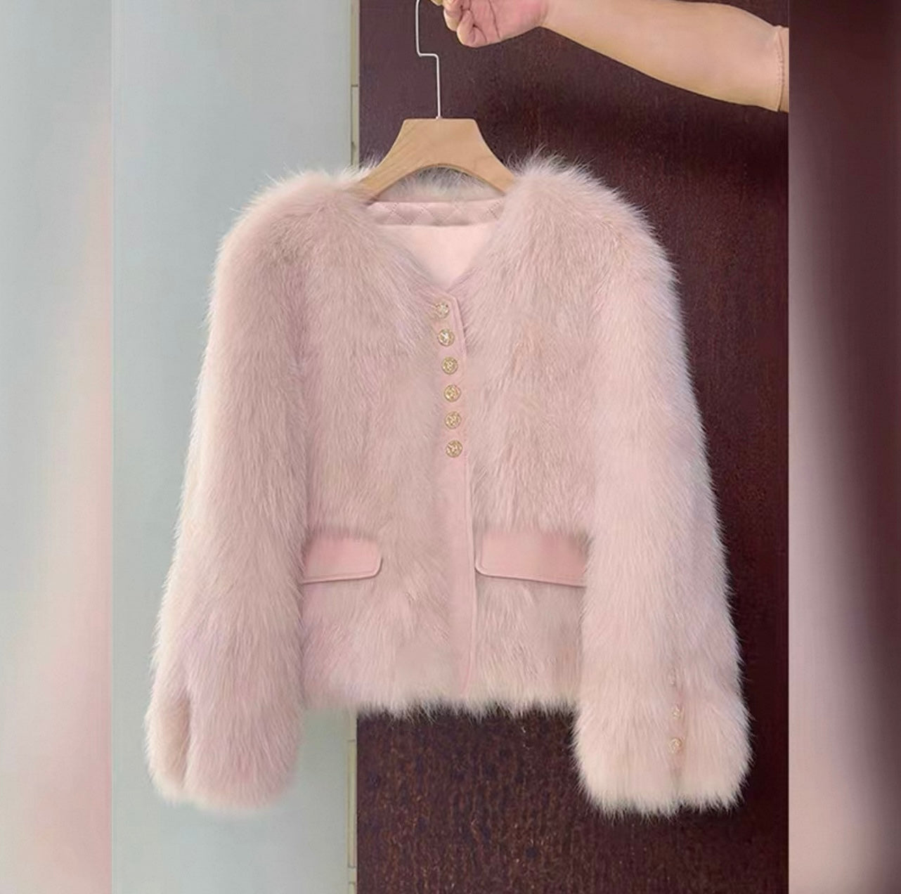 Elegante Fell-Jacke