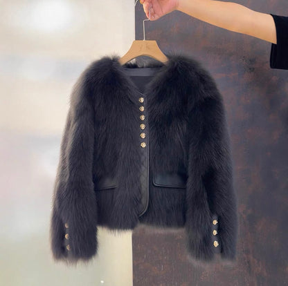 Elegante Fell-Jacke