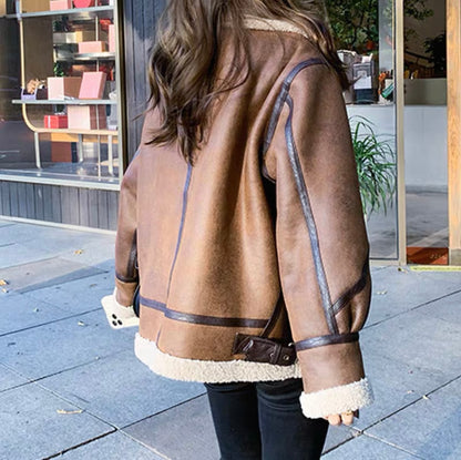 Jacke mit Teddyfutter