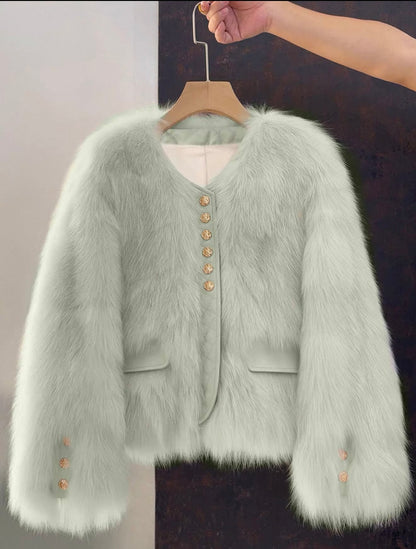 Elegante Fell-Jacke