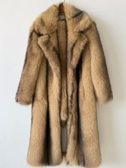 Pelz-Mantel
