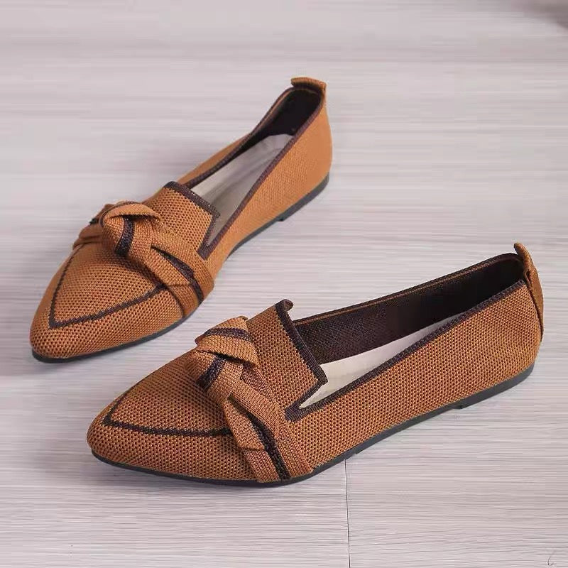Loafer mit Knotendetail