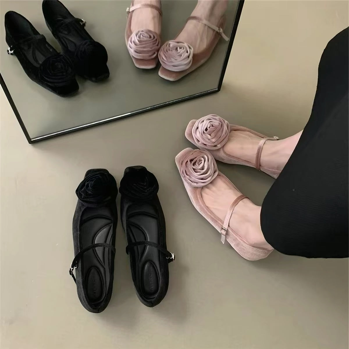 Ballerina mit Blume