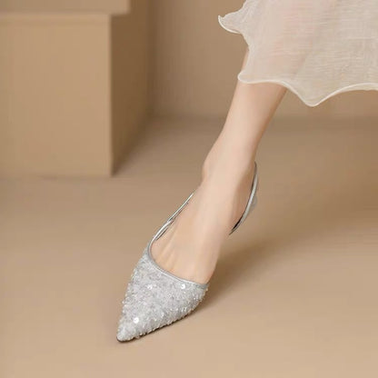 Heels mit Pailletten