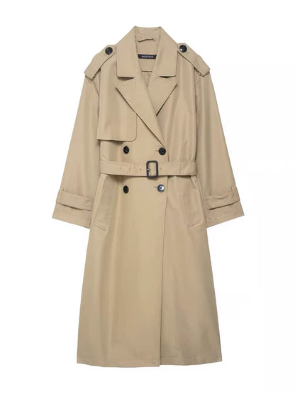 Langer Trenchcoat